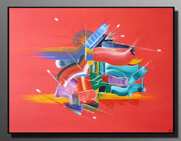 peinture abstraite acrylique