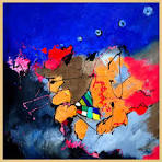 affiche art abstrait