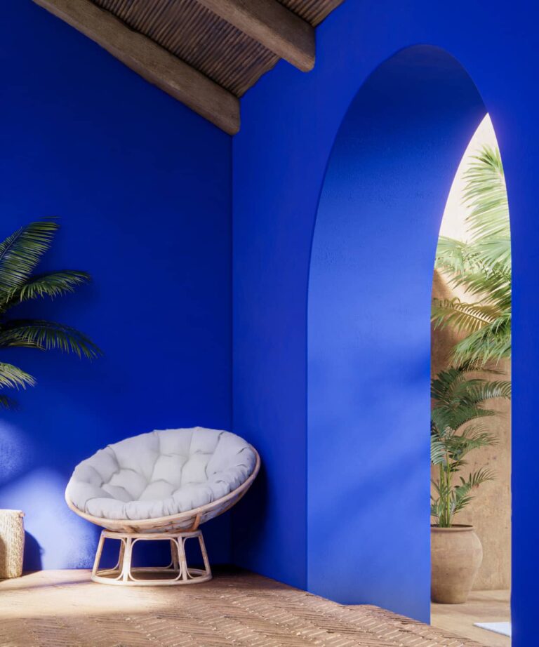 bleu klein peinture