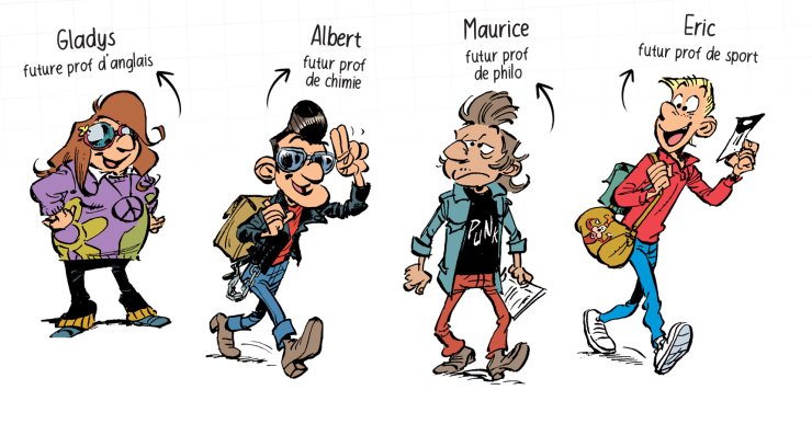 bande dessinée les profs