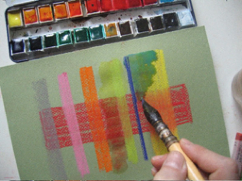 peinture pastel