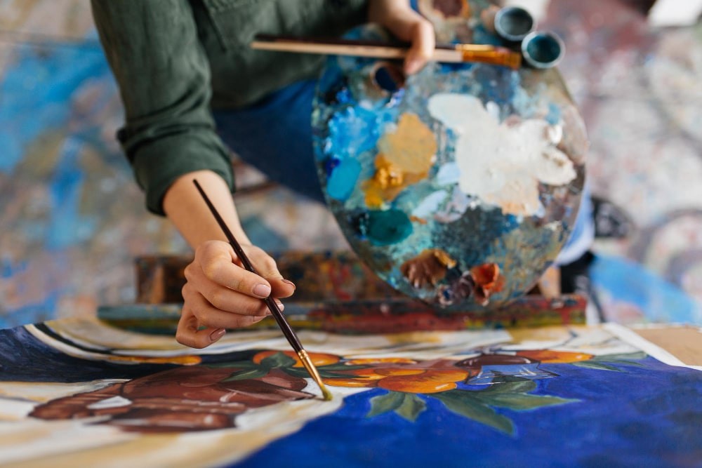 peinture sur toile